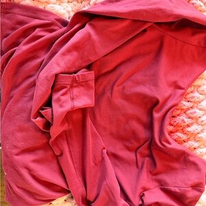 Aerie Deep Red Long Sleeve Top